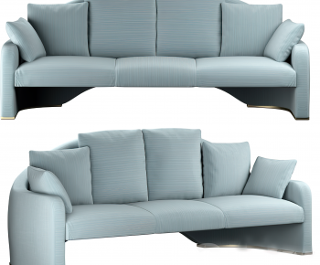 Modern Three-seat Sofa-ID:722625974