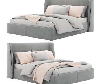 Modern Double Bed-ID:574068077
