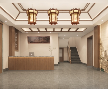 New Chinese Style Chinese Style Lobby Hall-ID:233484032