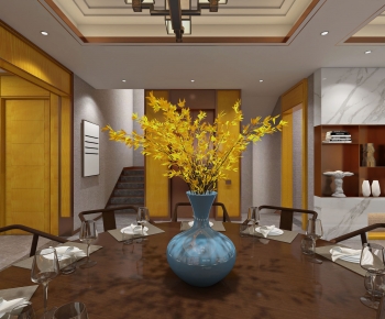 New Chinese Style Dining Room-ID:398032904