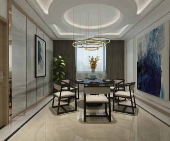 New Chinese Style Dining Room-ID:921968948