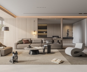 Modern A Living Room-ID:917500027