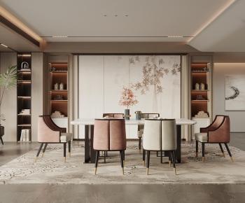 New Chinese Style Dining Room-ID:899960043