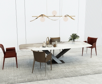Modern Dining Table And Chairs-ID:451220044