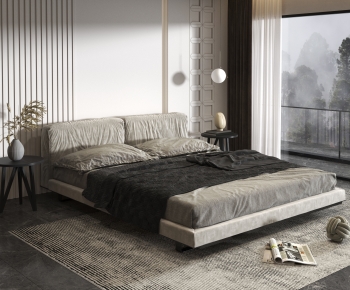 Modern Double Bed-ID:312247046