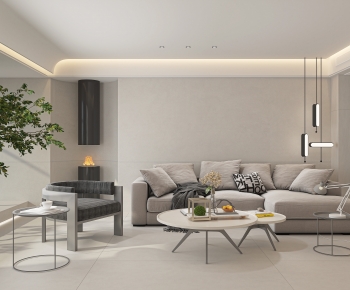 Modern A Living Room-ID:704787029