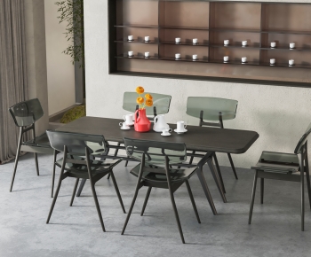 Modern Dining Table And Chairs-ID:206094037