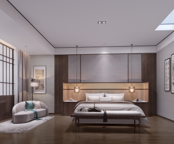 New Chinese Style Bedroom-ID:334065916