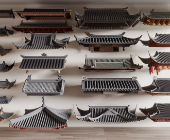 Chinese Style Ancient Architectural Buildings-ID:673007013
