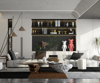 Modern A Living Room-ID:526377923
