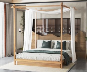 New Chinese Style Bedroom-ID:535537968
