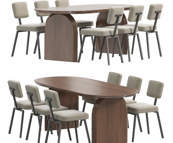 Modern Dining Table And Chairs-ID:894994022