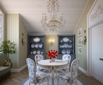American Style Dining Room-ID:659709932