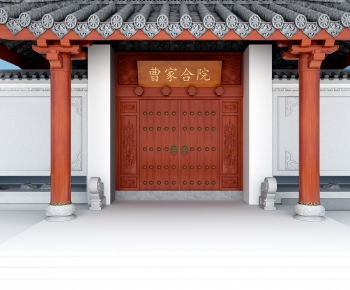 Chinese Style Facade Element-ID:382397895
