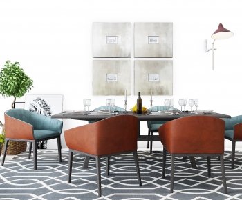 Modern Dining Table And Chairs-ID:682415968