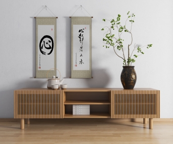 Japanese Style TV Cabinet-ID:677371092