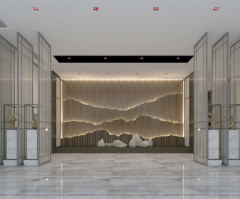 New Chinese Style Corridor Elevator Hall-ID:263969906