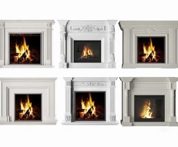 Simple European Style Fireplace-ID:968513012