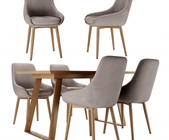 Modern Dining Table And Chairs-ID:763973004