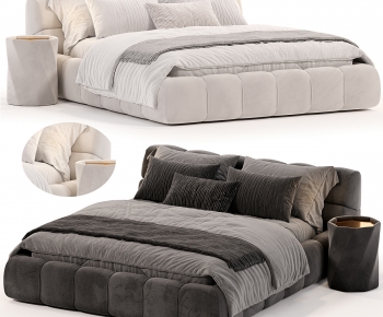Modern Double Bed-ID:318410448