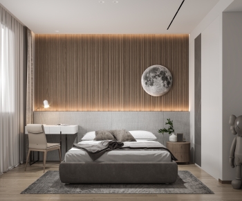 Modern Wabi-sabi Style Bedroom-ID:171873096