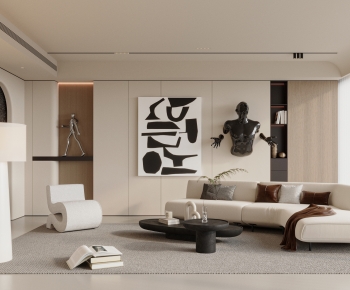 Modern A Living Room-ID:790662051