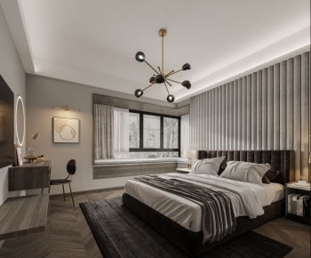 Modern Nordic Style Bedroom-ID:968250991