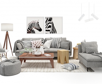 Nordic Style Sofa Combination-ID:741204024
