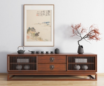 New Chinese Style TV Cabinet-ID:163839106