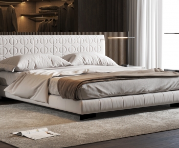 Modern Double Bed-ID:247936967