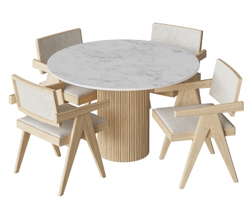 Nordic Style Dining Table And Chairs-ID:238195904