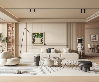 Modern A Living Room-ID:266822108