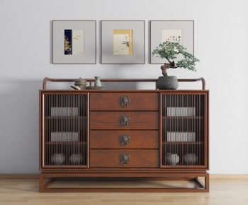 New Chinese Style Sideboard-ID:982980765