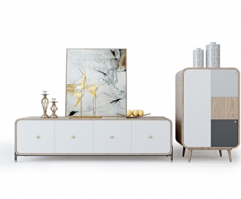 Nordic Style Decorative Cabinet-ID:367980007