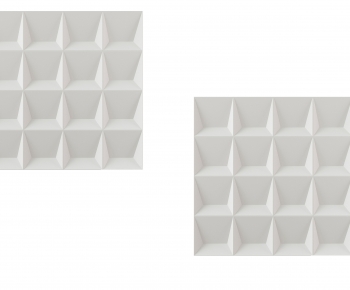 现代几何体发光造型墙-ID:651660923