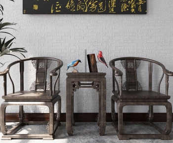 Chinese Style Lounge Chair-ID:121064902