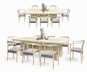 Modern Dining Table And Chairs-ID:766974937
