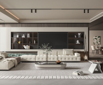 Modern A Living Room-ID:629806049