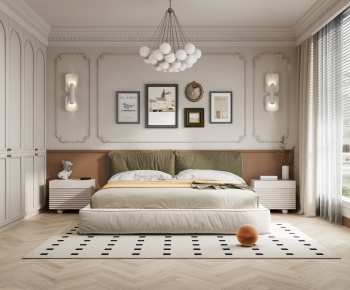 French Style Bedroom-ID:678895001