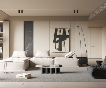 Modern A Living Room-ID:602435118