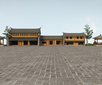 Chinese Style Ancient Architectural Buildings-ID:833285097