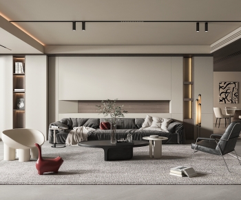 Modern A Living Room-ID:160247091