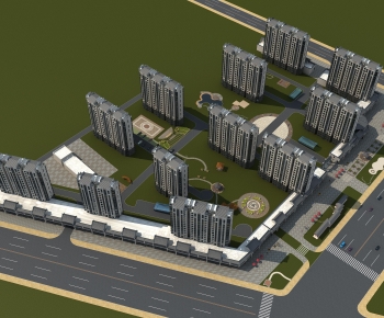 Chinese Style Architectural Bird's-eye View Planning-ID:843817003