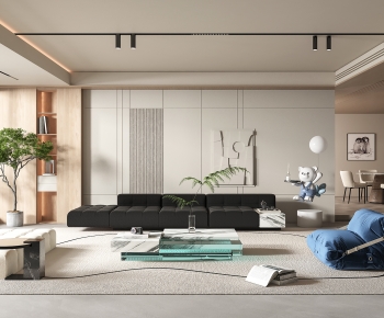 Modern A Living Room-ID:434802062