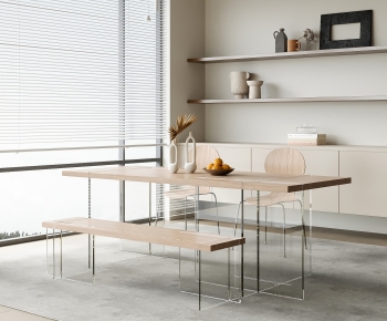 Modern Dining Table And Chairs-ID:781405939