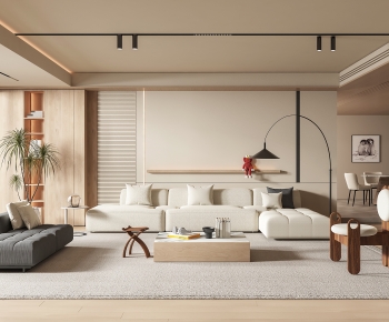 Modern A Living Room-ID:766108996