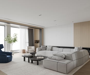 Modern A Living Room-ID:334450017