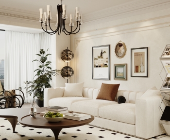 French Style A Living Room-ID:297589325
