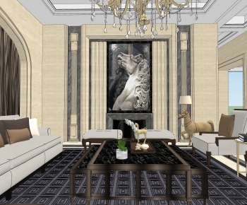 Modern A Living Room-ID:422816047