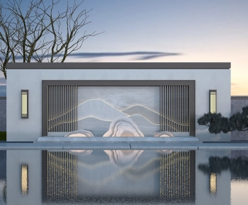 New Chinese Style Landscape Wall-ID:434880024